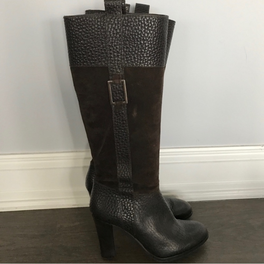 Banana Republic brown leather and suede boots ‼️MOVING- EVERYTHING MUST GO‼️